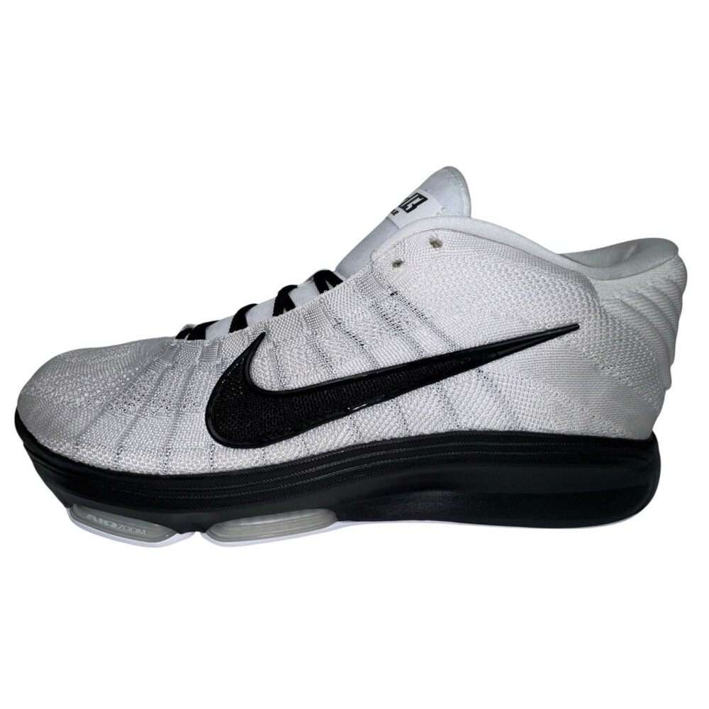 Nike Air Zoom GT Hustle 3 TB Promo Size 19 White Black Sneakers Basketball New